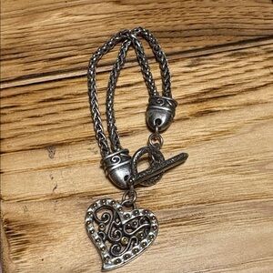 Brighton Reno Heart Toggle Bracelet Retired